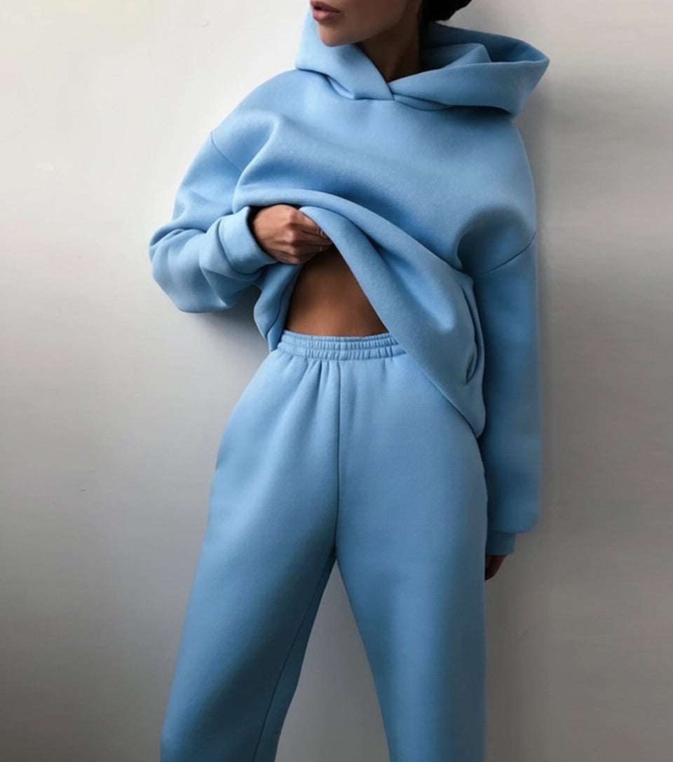 Casual Two-Piece Hoodie Set