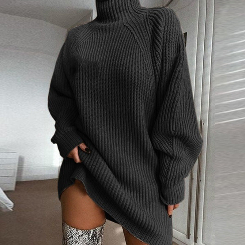Turtleneck Sweater Dress