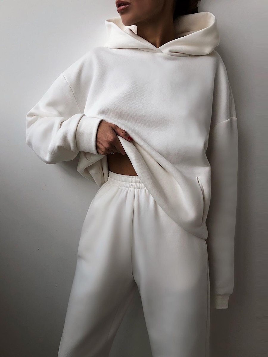 Casual Two-Piece Hoodie Tracksuit