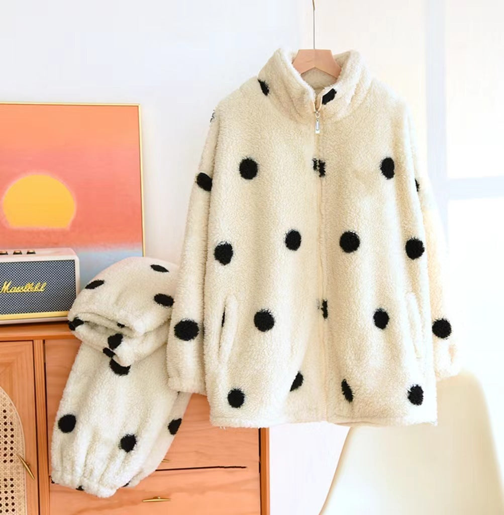 Plush Fleece-Lined Winter Lounge Set