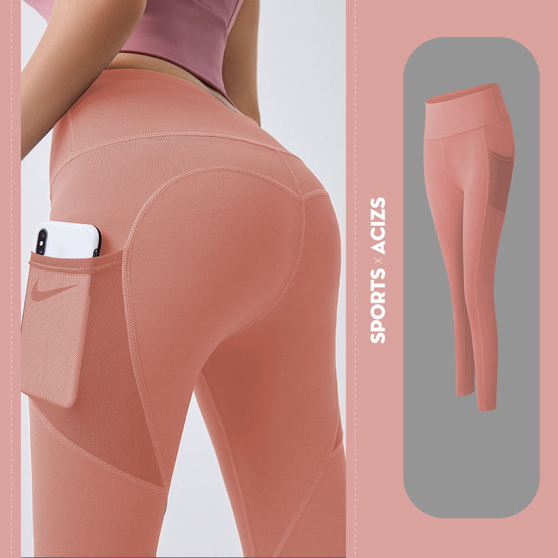 Women’s High-Waist Yoga Leggings with Pocket