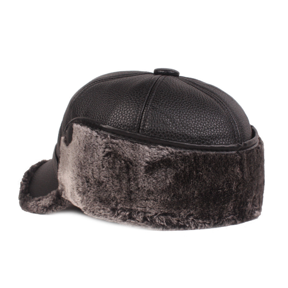 Men’s Leather-Style Cap