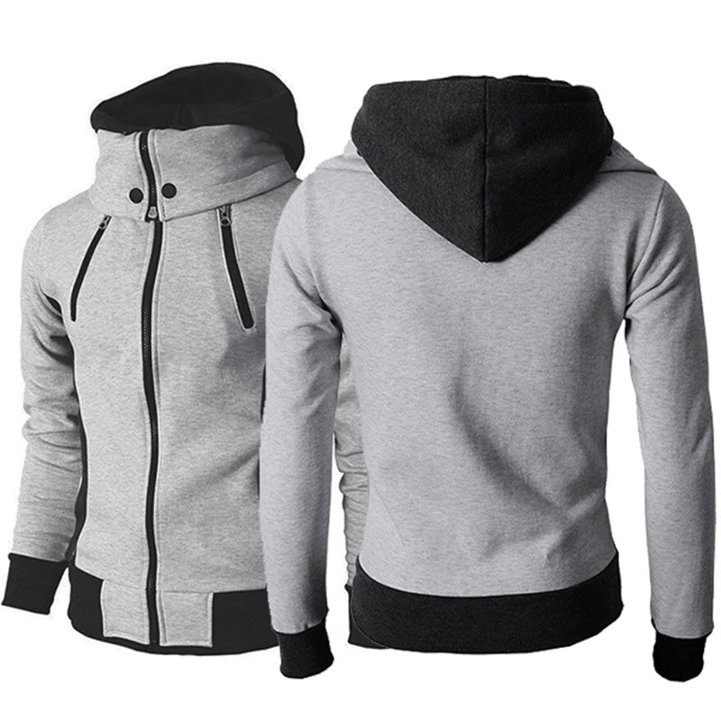 Men’s Zip-Up Hooded Jacket