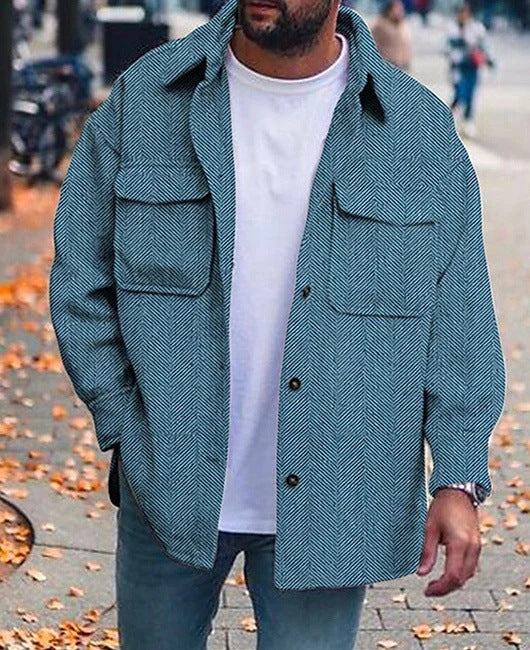 Men’s Polo Collar Coat
