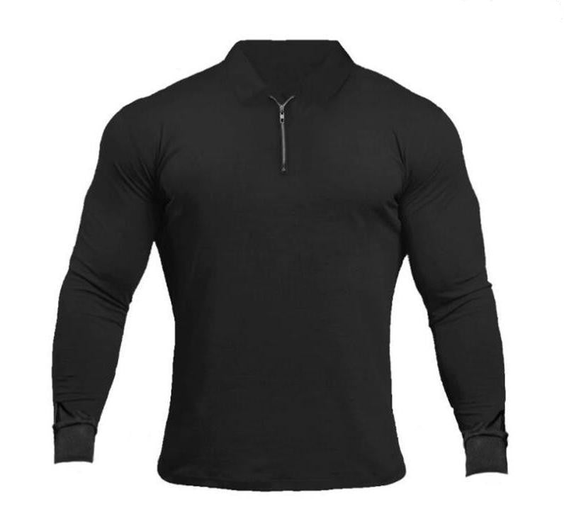 Men’s Long Sleeve Polo T-Shirt