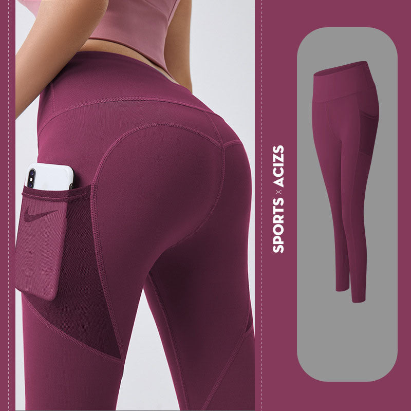 Women’s High-Waist Yoga Leggings with Pocket