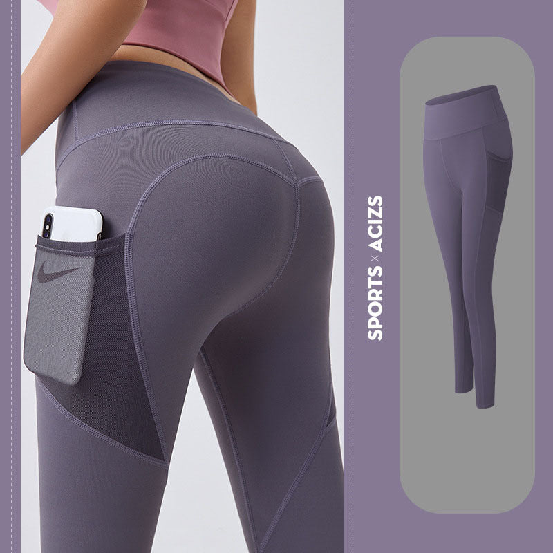Women’s High-Waist Yoga Leggings with Pocket
