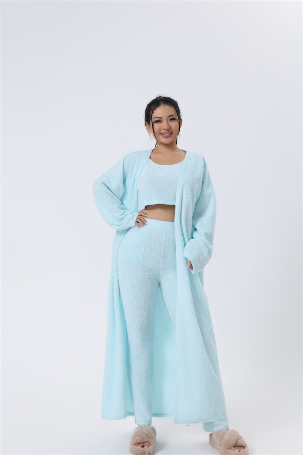 Women’s Cozy 3-Piece Pajama Set