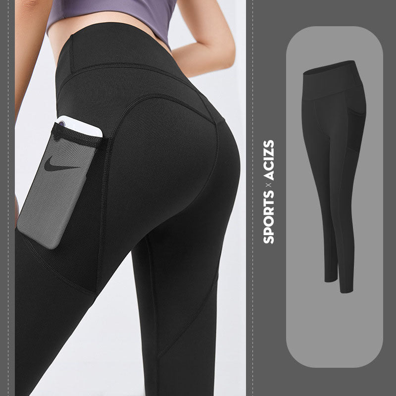 Women’s High-Waist Yoga Leggings with Pocket