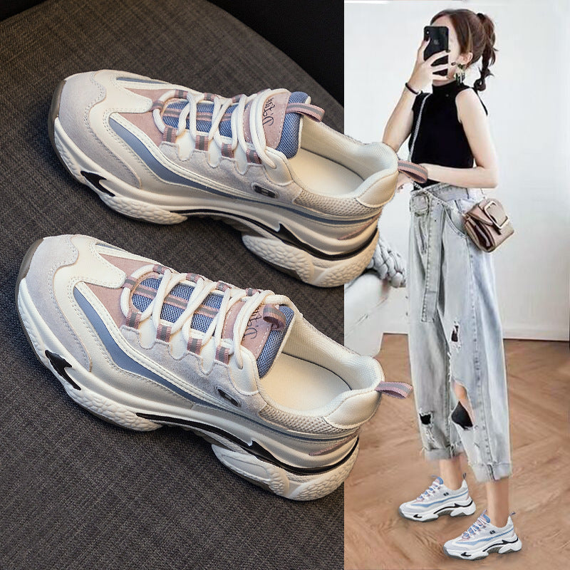 Women’s Retro Flat Platform Sneakers